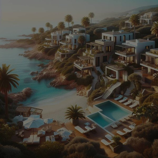 Quelles villas en Sardaigne offrent un accès direct à une plage privée?